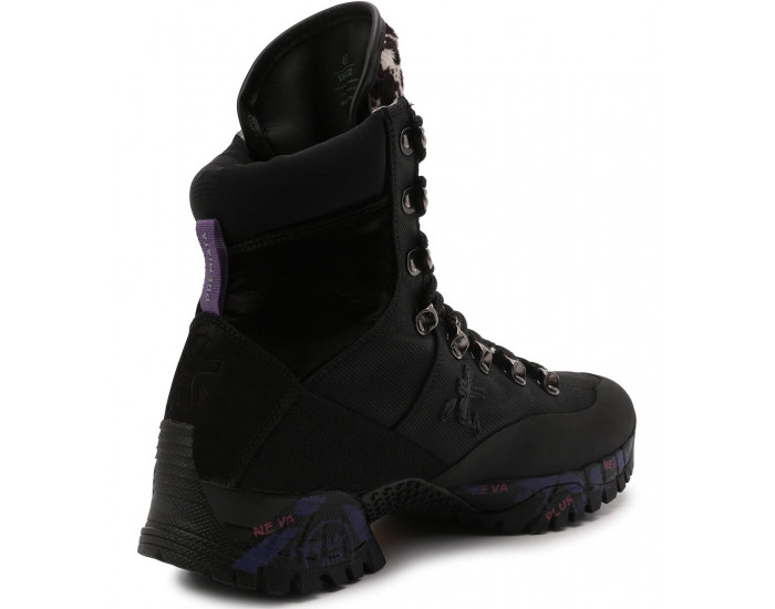 Кроссовки Premiata Mid-Trecd 222 Черные женские