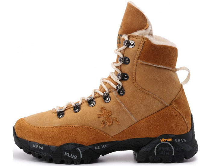 Кроссовки Premiata Mid-Treck 221 замшевые женские с мехом