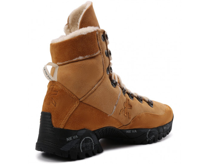 Кроссовки Premiata Mid-Treck 221 замшевые женские с мехом