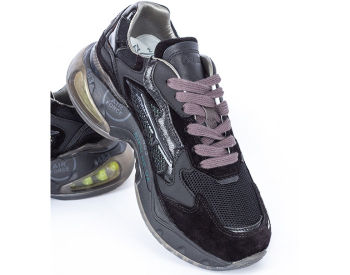 Premiata Sharky 068 черные спортивные