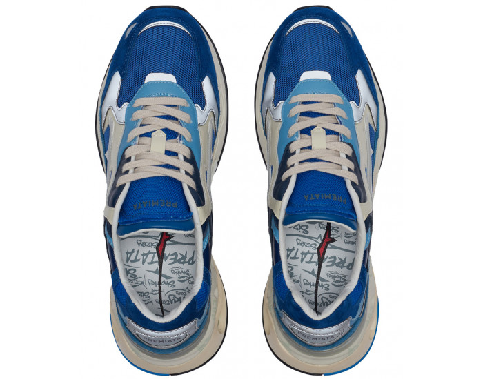 Premiata Sharky 077 Синие с голубым мужские