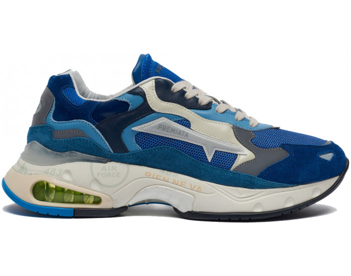 Premiata Sharky 077 Синие с голубым мужские