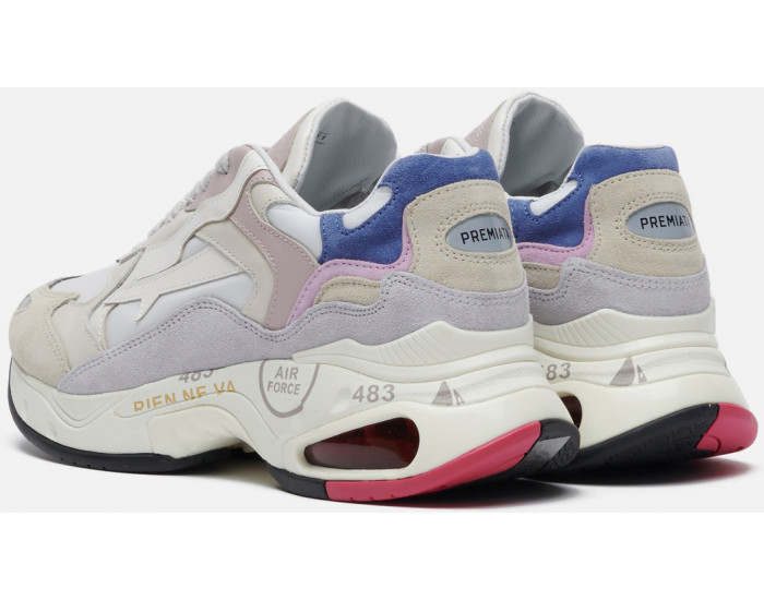 Premiata Sharky 251 Белые с серым женские