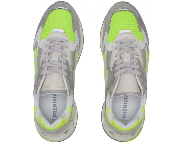 Premiata Sharky 252 Серые с зеленым женские