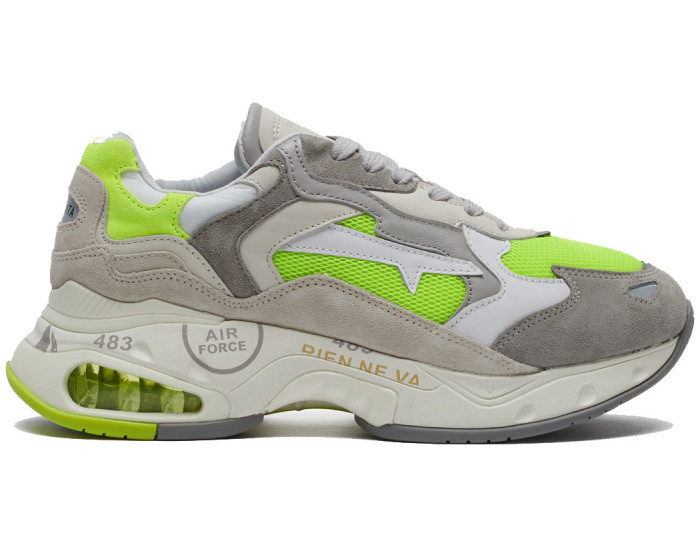 Premiata Sharky 252 Серые с зеленым женские
