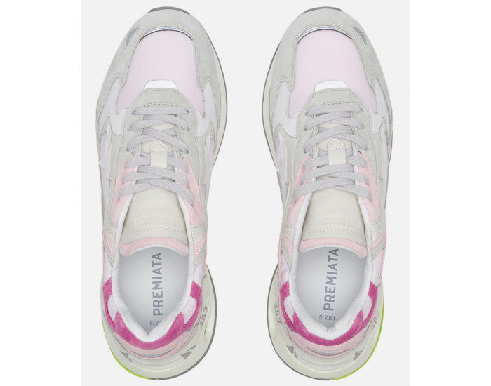 Premiata Sharky 253 Серые с розовым женские