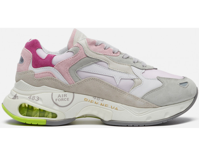 Premiata Sharky 253 Серые с розовым женские