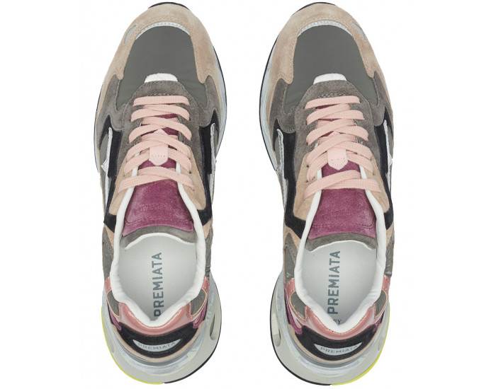 Premiata Sharky 273 Серые с бежевым женские