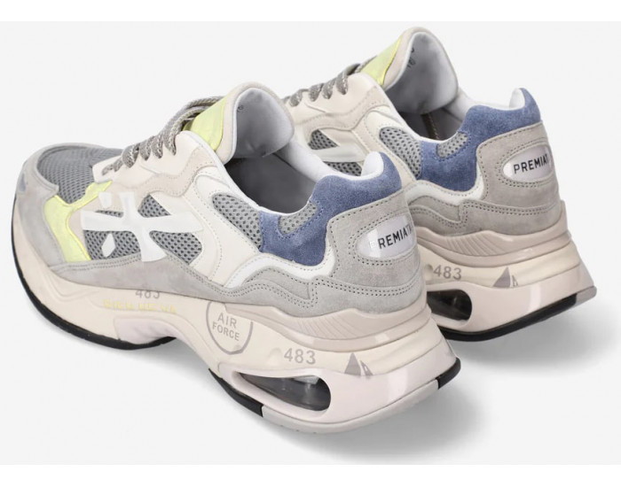 Premiata Sharky 295 Серые с белым