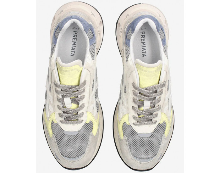 Premiata Sharky 295 Серые с белым