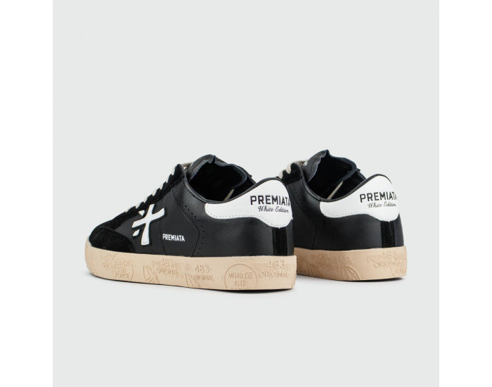 Premiata Steven Black Cream