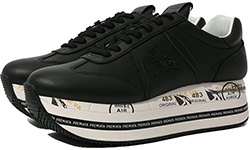 Premiata Beth черные кожаные