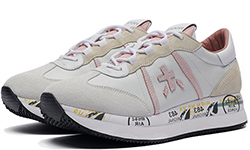 Premiata Conny 5203  серые с розовым