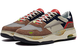 Premiata Drake 034 Коричневые с красным