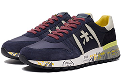 Кроссовки Premiata Lander 4948 Черные с синим