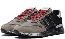 Кроссовки Premiata Lander 5362 Серые с черным мужские