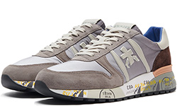 Кроссовки Premiata Lander 5679 Серые с коричневым