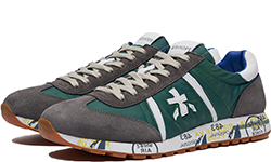Premiata Lucy 4574 Зеленые с серым