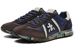 Кроссовки Premiata Lucy 4931 sneakers синие с коричневым