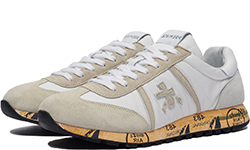 Premiata Lucy 5153 Белые с бежевым