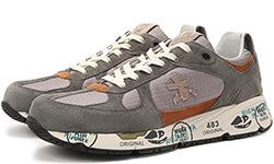 Кроссовки Premiata Mase 5164 Серые с оранжевым