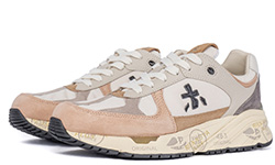 Кроссовки Premiata Mase 5934 Серые с бежевым женские