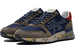 Premiata Mick 5890 Синие спортивные замшевые мужские